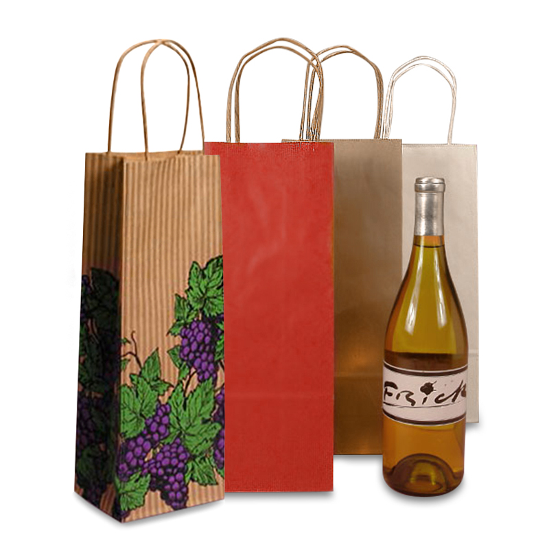 Rượu cũng được đựng bằng túi giấy tái sinh, tạo được cảm giác sang trọng, nâng cao tính thẩm mỹ.