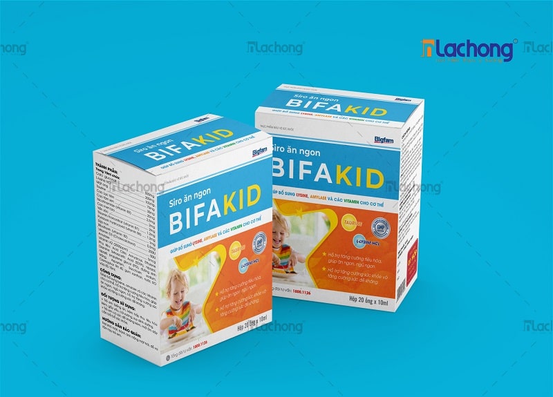 Mẫu thiết kế hộp thực phẩm chức năng BIFAKID