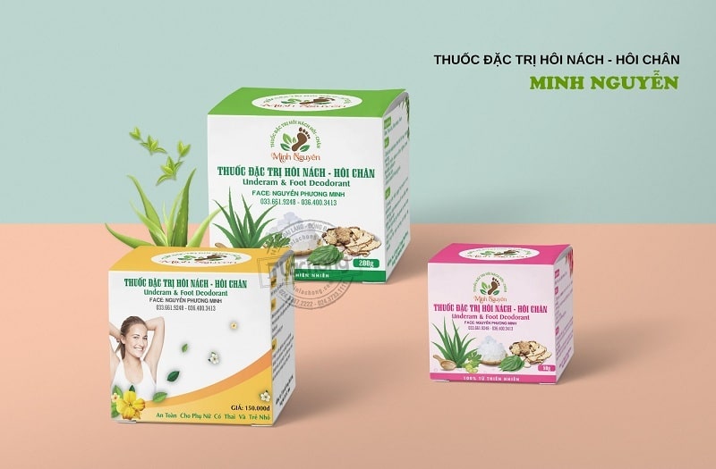 Thiết kế Mockup hộp thuốc Minh Nguyên