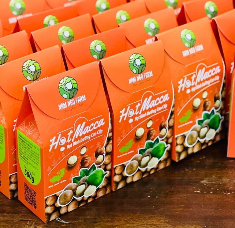 99+ Mẫu in hộp giấy đựng hạt macca, hạt điều ĐẸP 2026