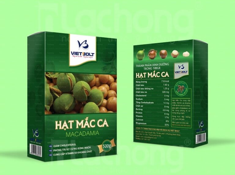 99+ Mẫu in hộp giấy đựng hạt macca, hạt điều ĐẸP 2026