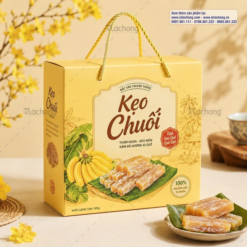 99+ Mẫu Vỏ Hộp giấy đựng kẹo đẹp, bánh kẹo tết cao cấp